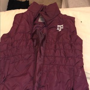 Texas A&M puffer vest